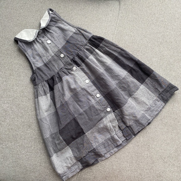 Gray Plaid Dress - Picture 2 of 3